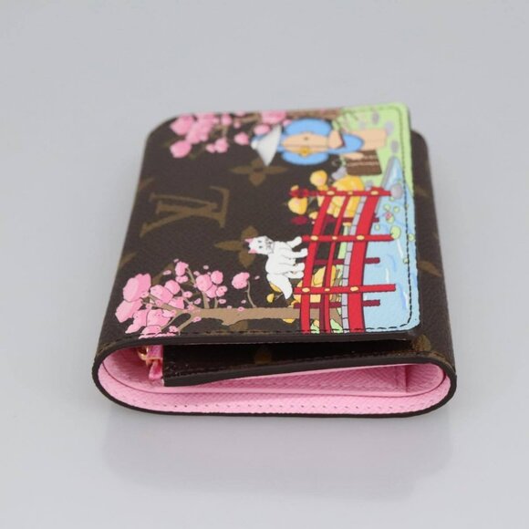 LOUIS VUITTON Monogram Vivienne Portefeuille Victorine Wallet M81638 Auth 98410S - Picture 4 of 16